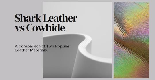 Shark Leather vs Cowhide: A Comprehensive Comparison of 2 Popular Leathers